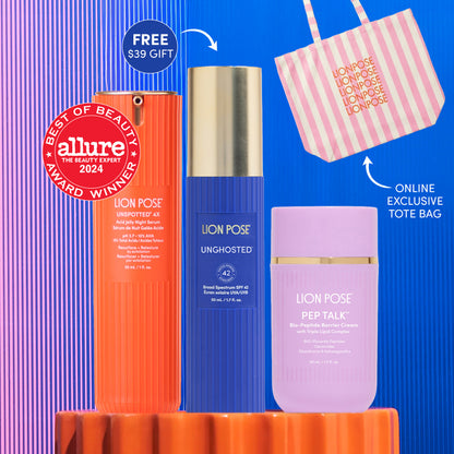 *WELCOME BUNDLE* AHA Serum, Peptide Cream &amp; Tote + FREE SPF ($39)!
